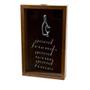 Imagem de Quadro de Parede Porta Rolhas Vinhos Good friends Woodart 48,5x32,5cm.