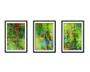 Imagem de Quadro decor 30x66 canvas formas abstratas mod 100