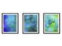 Imagem de Quadro decor 30x66 canvas formas abstratas mod 137