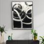 Imagem de Quadro Decor Caminhos em Preto e Branco