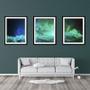 Imagem de Quadro decor canvas 45x96 universo colorido mod 40