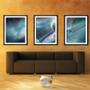 Imagem de Quadro decor canvas 45x96 universo colorido mod 74