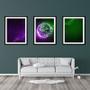 Imagem de Quadro decor canvas 45x96 universo colorido mod 9