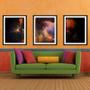 Imagem de Quadro decor canvas 55x110 universo colorido mod 273