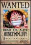 Imagem de Quadro Decoração One Piece Wanted Monkey D Luffy Anime 1Un