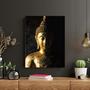 Imagem de Quadro decorarivo pequeno Budda Dourado