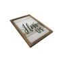 Imagem de Quadro Decorativa Quarto Sala Frase I love Us 20x30 Madeira