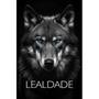 Imagem de Quadro Decorativo 1 Tela Animais Lealdade Rosto Lobo Diversos Tamanhos Natural