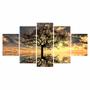 Imagem de Quadro Decorativo 115x60cm Sala Quarto Arvore da Vida Por do Sol