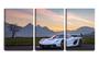 Imagem de Quadro Decorativo 30x66 carro branco super esportivo