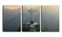 Imagem de Quadro Decorativo 30x66 cristo redentor entre montanhas