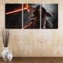 Imagem de Quadro Decorativo 30x66 kylo ren arte stars wars