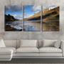 Imagem de Quadro Decorativo 30x66 lago gelado e montanha