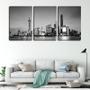 Imagem de Quadro Decorativo 30x66 prédio pb cidade singapura