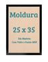 Imagem de Quadro Decorativo 35x25 Moldura Foto Arte Com Vidro 25x35