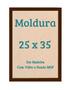 Imagem de Quadro Decorativo 35x25 Moldura Foto Arte Com Vidro 25x35