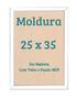 Imagem de Quadro Decorativo 35x25 Moldura Foto Arte Com Vidro 25x35