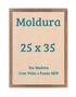 Imagem de Quadro Decorativo 35x25 Moldura Foto Arte Com Vidro 25x35