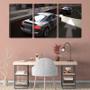 Imagem de Quadro Decorativo 45x96 carro audi na pista de corrida