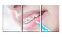 Imagem de Quadro Decorativo 45x96 limpeza de aparelho dentário