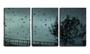 Imagem de Quadro Decorativo 45x96 pingos de chuva na janela