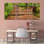 Imagem de Quadro Decorativo 55x110 caminhos pela floresta