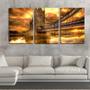 Imagem de Quadro Decorativo 55x110 céu vintage sobre ponte de pedras