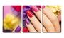 Imagem de Quadro Decorativo 68x126 unhas na flor arte manicure