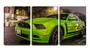 Imagem de Quadro Decorativo 80x140 carro mustang esportivo parado