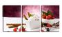 Imagem de Quadro Decorativo 80x140 sorvete com frutas vermelhas