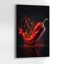 Imagem de Quadro Decorativo 90x60 Para Sala Quarto Hall Abstrato Minimalista Preto