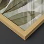 Imagem de Quadro Decorativo Abstract Beach Soft Tones Moderno C/ Vidro - Bimper