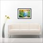 Imagem de Quadro Decorativo Abstrato Árvore Paisagens Salas Quartos Decorações Com Moldura