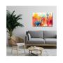 Imagem de Quadro Decorativo Abstrato Brush Stroke Borda Infinita