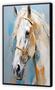 Imagem de Quadro Decorativo Abstrato Cavalo Salas Tela Canvas Premium GG03