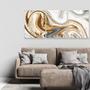 Imagem de Quadro Decorativo Abstrato Dourado /Branco 3 Peças