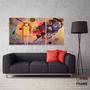 Imagem de Quadro Decorativo Abstrato Formas 120x60