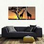 Imagem de Quadro Decorativo Africa Paisagens Natureza 3 peças