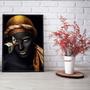 Imagem de Quadro Decorativo Africana Gold