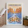 Imagem de Quadro Decorativo Amsterdam 24x18cm - com vidro