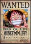 Imagem de  Quadro Decorativo Anime One Piece Wanted Monkey D Luffy 1Un