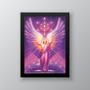 Imagem de Quadro Decorativo Arcanjo Metatron 24x18cm - com vidro