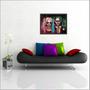 Imagem de Quadro Decorativo Arlequina Joker Super Heróis Salas Quartos Decorações Com Moldura