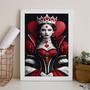 Imagem de Quadro Decorativo Arquétipo Rainha Copas 24x18cm - com vidro