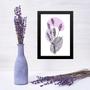 Imagem de Quadro Decorativo Arte Lavanda - Estampas 45x34cm - com vidro