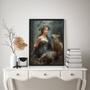 Imagem de Quadro Decorativo Artemis- Deusa Da Natureza 33x24cm - com vidro