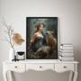 Imagem de Quadro Decorativo Artemis- Deusa Da Natureza 33X24Cm - Vidro