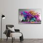 Imagem de Quadro Decorativo Arvore Colorida em Tela Canvas Decoração Sala 55cm X 90cm