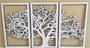 Imagem de Quadro Decorativo Árvore Da Vida Branca 6Mm Vado - Mdf
