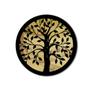 Imagem de Quadro Decorativo Árvore da Vida Dourado Espelhado em MDF